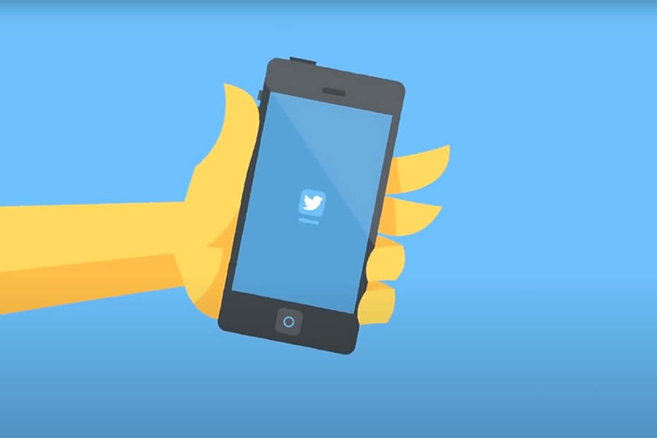 Twitter - mobile app promotion
